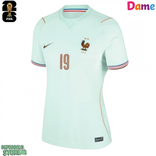 Frankrig Theo Hernandez #19 Replika Udebanetrøje Dame VM 2026 Kortærmet